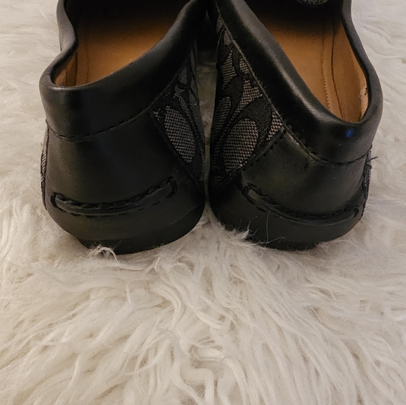 Women COACH FLAT LOAFER Signature Black-Smoke Size 7.5 - Picture 4 of 4